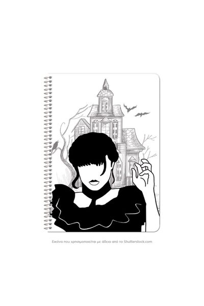 LOGIGRAF Loginotes Spiral Line The W Girl At School A5/14X20 90Φ 80gr Mat (03...