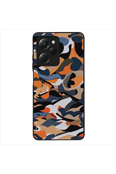 OEM Θήκη Sonique Camouflage Army Series για Xiaomi Poco X5 Pro 5G Πορτοκαλί