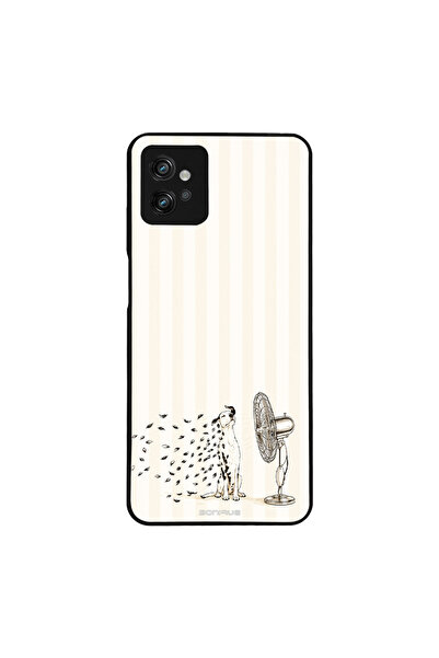 OEM Θήκη Sonique Stripe Stories Series για Motorola Moto G32 Cool Dog