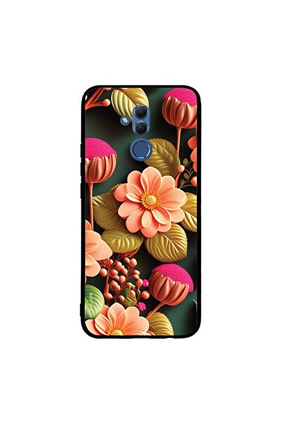 OEM Θήκη Sonique 3D Flower Series για Huawei Mate 20 Lite Σομόν