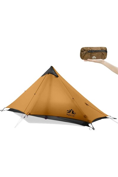 Nightcat Night Cat Lanshan-1 1 Kişilik 4 Mevsim Ultralight Çadır - Haki