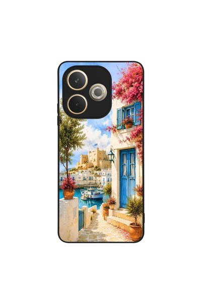 OEM Θήκη SoniqueGreek Island Muse Series για Oppo A5 Pro 5G Ροδίτικο Λιμάνι