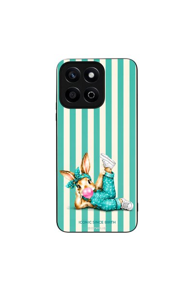 OEM Θήκη Sonique Stripe Stories Series για Honor X7c Iconic Λαγουδάκι