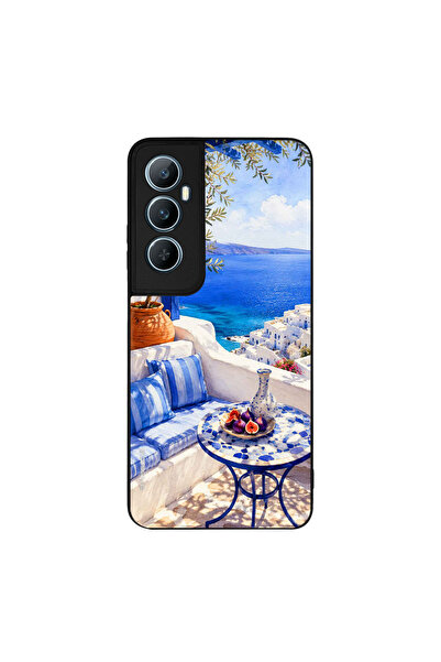 OEM Θήκη Sonique Greek Island Muse Series για Realme C65 4G Θέα του Αιγαίου
