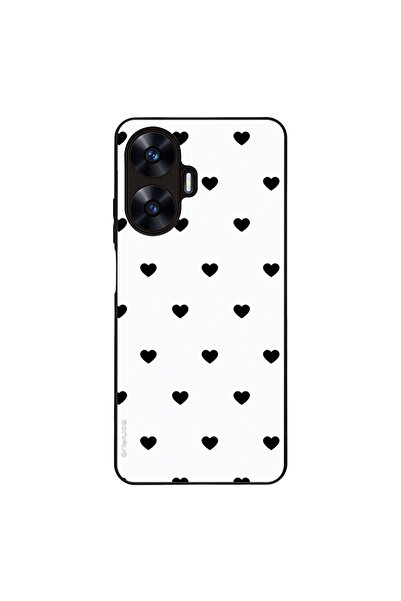 OEM Θήκη Sonique Heart Series για Realme C55 Λευκό