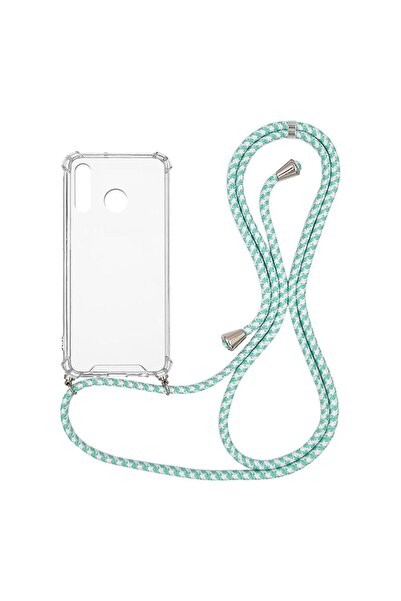 OEM Θήκη Σιλικόνης με Κορδόνι Sonique Armor Clear Huawei P30 Lite Rainbow Βερ...