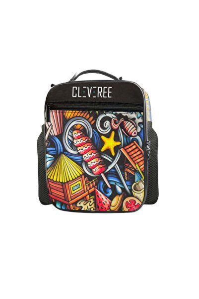 CLEVEREE Kids Lunch Bag - Kids Doodles