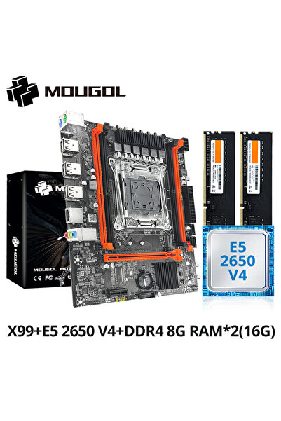 Choice1 مجموعة لوحات الأم MOUGOL X99 للألعاب مع وحدة المعالجة المركزية Xeon E...