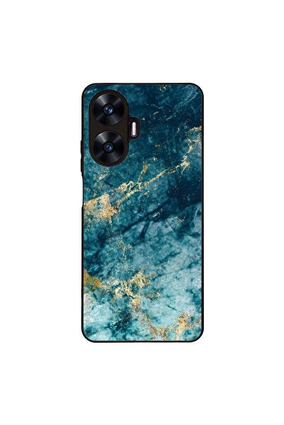OEM Θήκη Sonique Marble Series για Realme C55 Μπλε