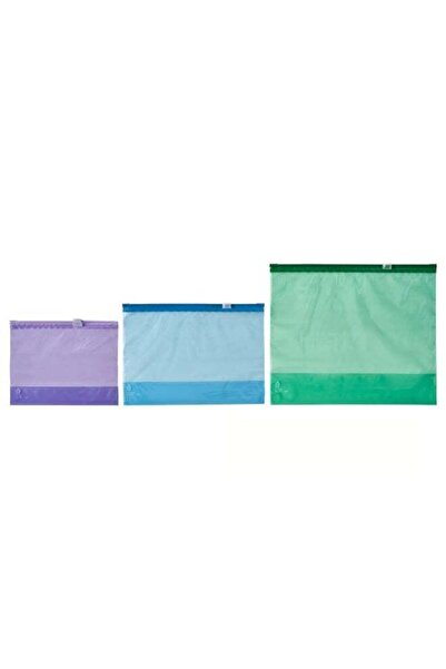 IKEA Resealable Storage Bags with Slider 80 Pack Mixed Colours 1 L 2 L 4 L
