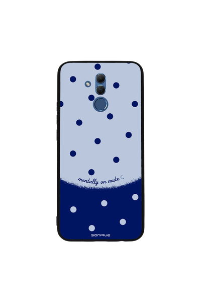OEM Θήκη Sonique Delulu Polka Era Series για Huawei Mate 20 Lite Blue Mentally