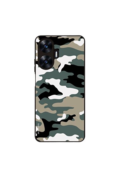 OEM Θήκη Sonique Camouflage Army Series για Realme C55 Χακί