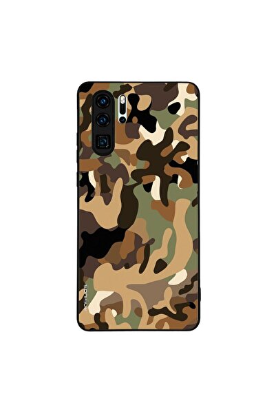 OEM Θήκη Sonique Camouflage Army Series για Huawei P30 Pro Καφέ