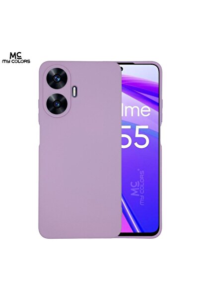 OEM Θήκη Σιλικόνης My Colors Sonique Realme C55 Βιολετί
