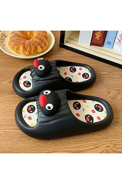 Choice4 40-41 Black Anime Pingu Cute Fun Penguin Animal Comfortable Foot Feel...