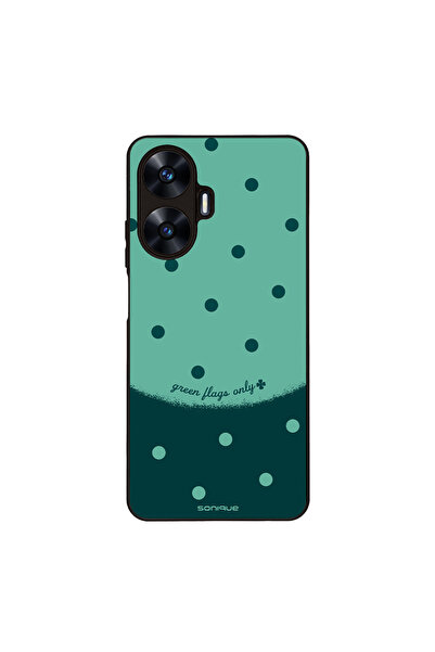 OEM Θήκη Sonique Delulu Polka Era Series για Realme C55 Green Flags