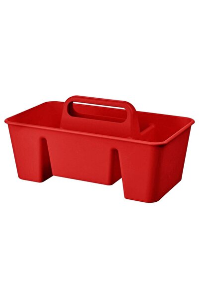 IKEA Desk Organiser 32x18x16 cm Portable Plastic Caddy with Handle and Open C...