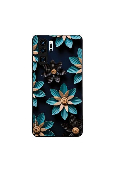 OEM Θήκη Sonique 3D Flower Series για Huawei P30 Pro Γαλάζιο