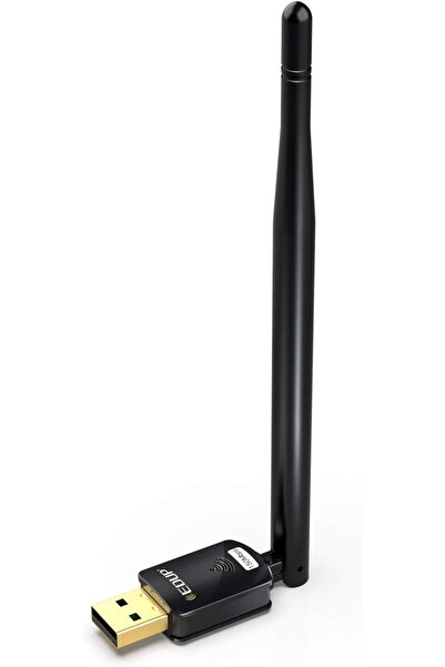 EDUP PC için USB WiFi adaptörü, masaüstü dongle High Gain 6dBi anten desteği,...