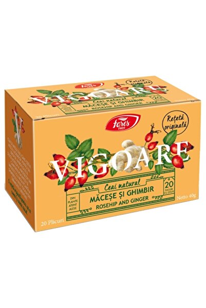 Fares Vigor rosehip ginger tea 20 sachets