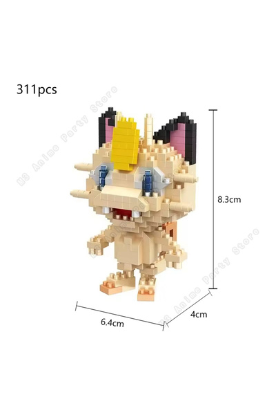 Choice no box 10 Pokemon Building Blocks Set Pikachu Bricks Block Assembling ...