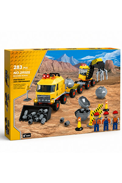 NW NessiWorld 29505 283 Pieces Working Machine Construction Mini