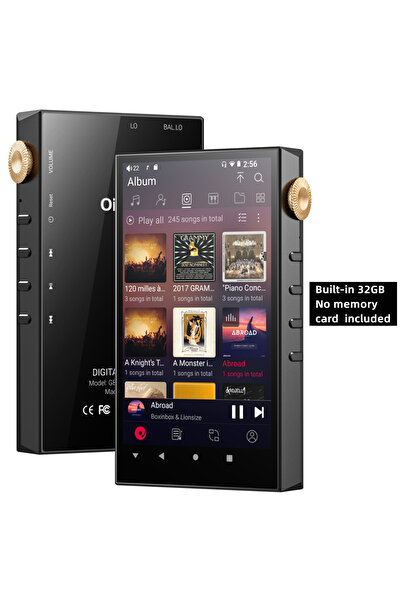 Choice1 32GB no card black 32G/160GB HiFi Hi-Res Audio Player，Bluetooth and W...