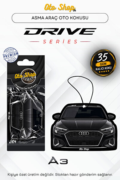 OTOSHOPTR Audi A3 Araba Kokuları Drive Serisi Oto Araç Kokusu (8Y Siyah)