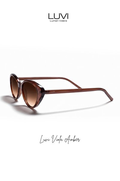 Lumen Videre Luvi Viola Amber Uv400 Sunglasses – Choose Your Favorite Lens