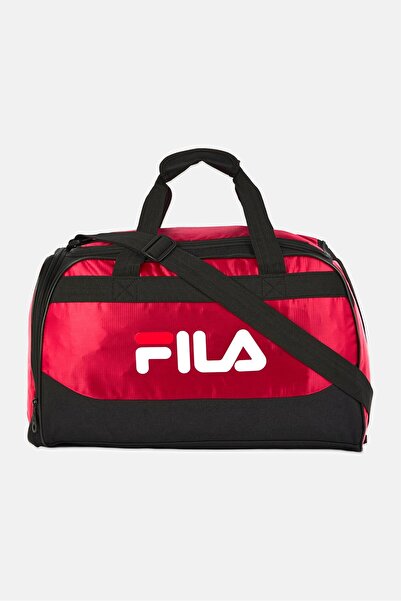 FILA حقيبة دافل بشعار العلامة التجارية للرجال، متعددة الألوان