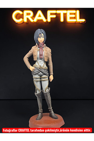 CRAFTEL Attack on Titan Mikasa Ackerman 17 cm Figür - Hediyelik Koleksiyonluk...
