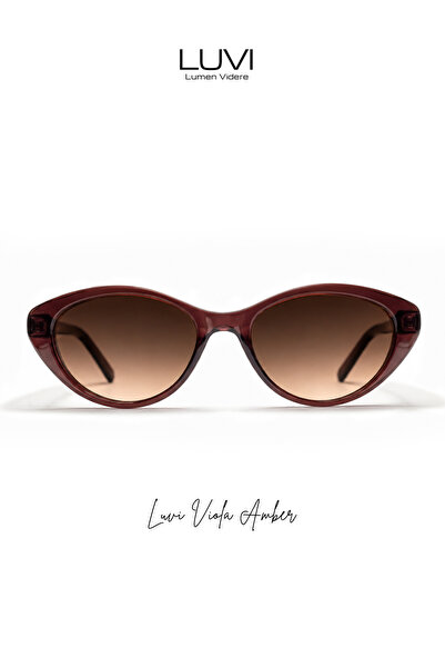 Lumen Videre Luvi Viola Amber Uv400 Sunglasses – Choose Your Favorite Lens