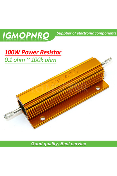 Choice20 0.5R 100W Aluminum Power Metal Shell Case Wirewound Resistor 0.01-10...