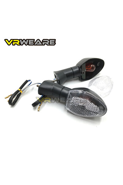 choice2 WHITE Turn Signal Indicator Light Motorcycle Winker Indicator For SUZ...