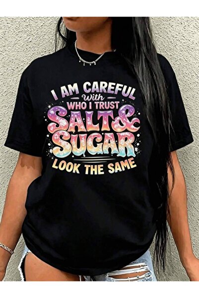 kai22 Women's‑Shirt Women's Fun Short Sleeve-Shirt 'I Carefully Choose People...