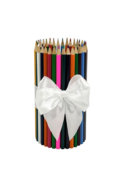 AFO Colored Pencils Box with White Bow