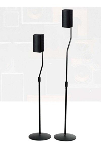 ET-LIFE Adjustable Height Speaker Stand - Extends 31" to 47" - Set of 2, For ...