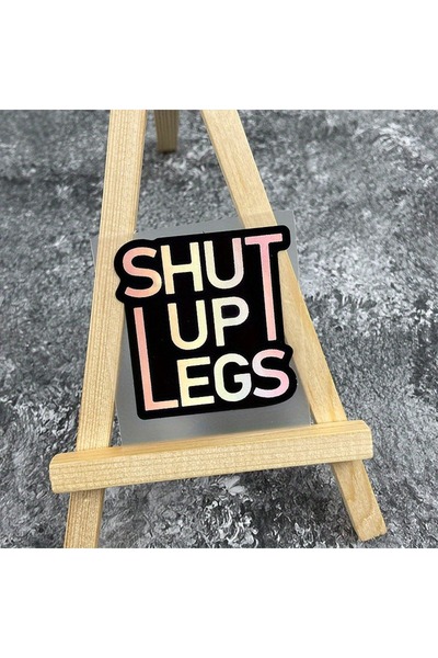 Choice 4x4CM SHUT-Laser 1PC Shut Up Legs Bicycle Frame Stickers MTB Bike Top ...