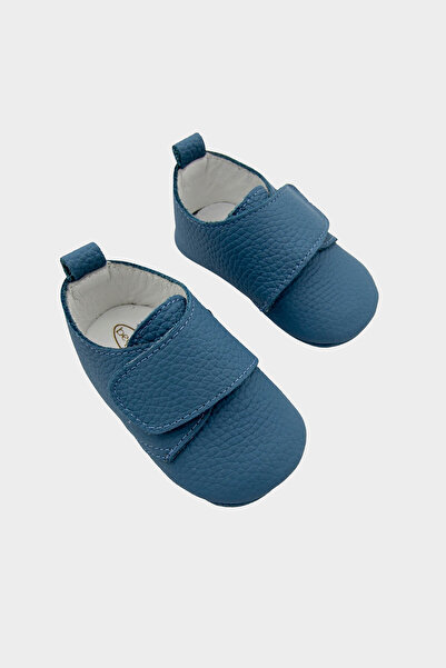 Beybium Pam Genuine Leather Baby Shoes Blue