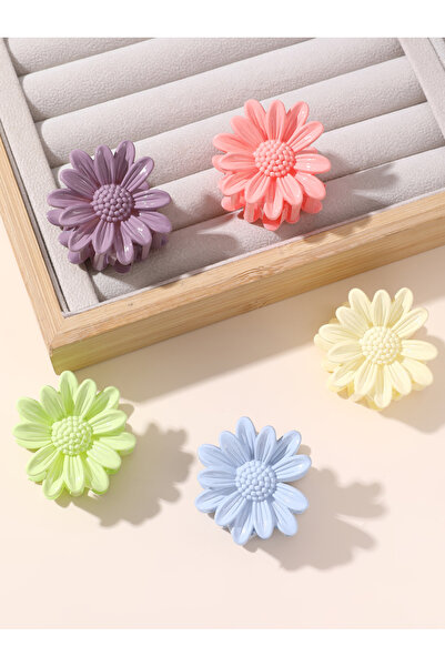 Take Two By Styli Set of 5 - Flower Mini Claw Clip