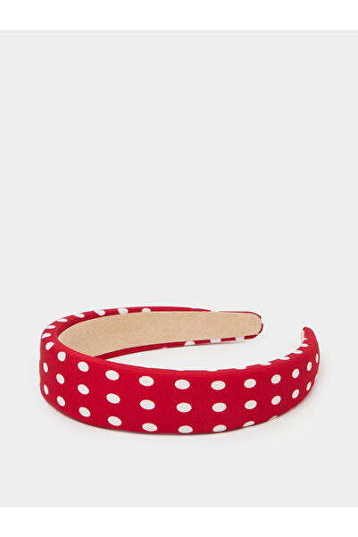 Styli Red Polka Dot Padded Headband