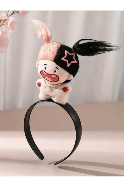 Take Two By Styli Plush Cartoon Doll Headband