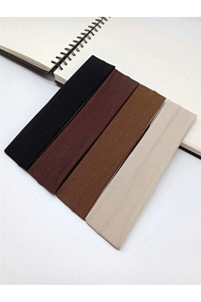 Take Two By Styli Set of 4 - Plain Elasticated Headband