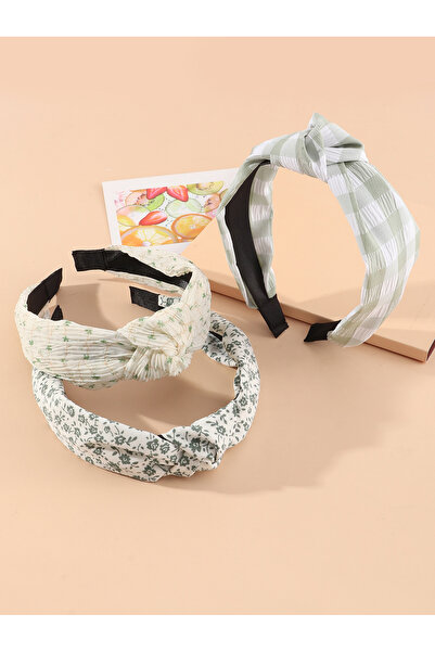 Take Two By Styli Set of 3 - Floral Print Headband