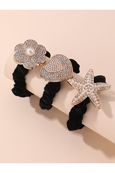 Take Two By Styli Set of 3 - Embellished Hair Ties