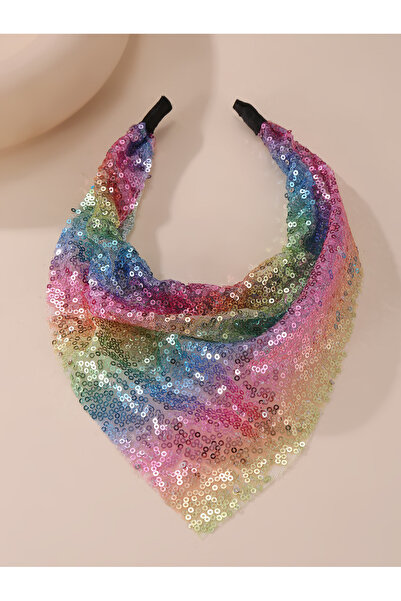Take Two By Styli Sequin Triangle Headband