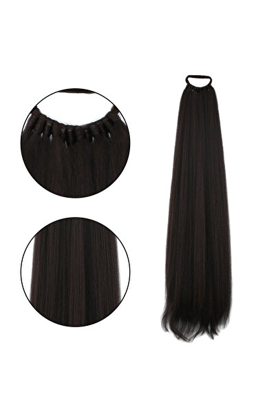 online kapsulavm avm alışveriş Rubber Buckle Ponytail Plain / Red Brown