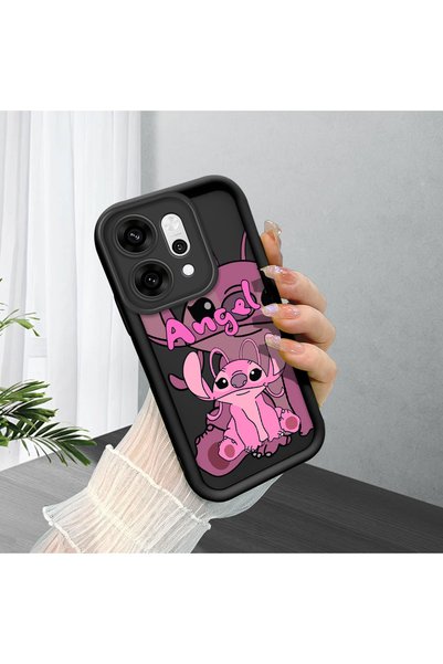 ucuc Oppo Reno14 Pro Compatible Black Silicone Dual Case Shockproof with Came...