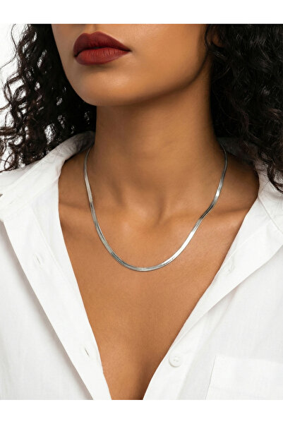 Take Two By Styli Snake Chain Necklace