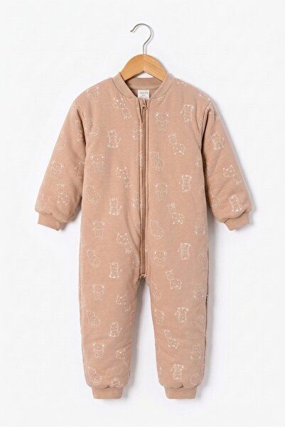 Genel Markalar BaBe by DT Unisex Bebek-Çocuk 2,5 Tog Animal Desenli Uyku Tulumu